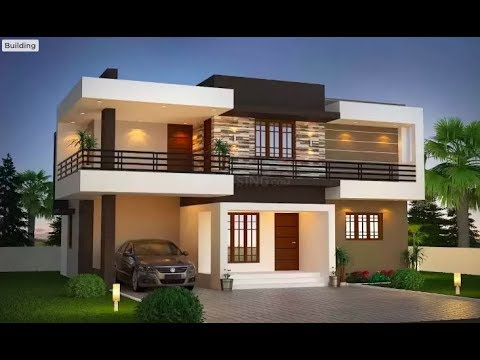 Modern 4 bhk villa design 4 bhk house plan YouTube