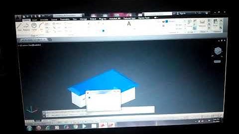 How to make 3D roof in AutoCAD 2014