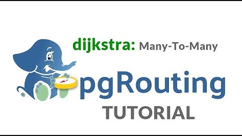 pgRouting dijkstra Many To Many