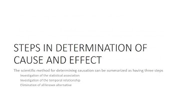 14 The Study of Causation in Epidemiologic Investigation and Research