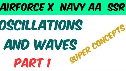 Airforce X Group Physics | Oscillations and Waves| Super Concepts