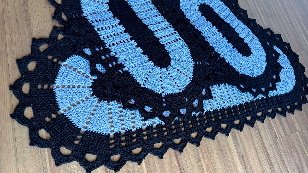 VÍDEO AULA PASSADEIRA EM CROCHÊ PASSO A PASSO | CROCHET MAT STEP BY STEP