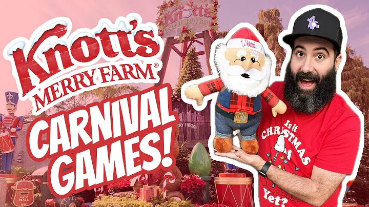 Knott's Merry Farm New Carnival Games and Free Themed Plush!
