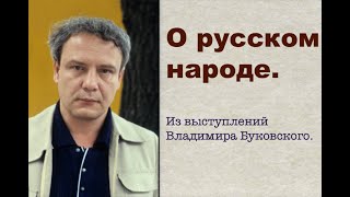 О Русском Народе. Мнение Владимира Буковского.