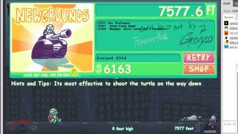 Lets play flash Toss the turtle