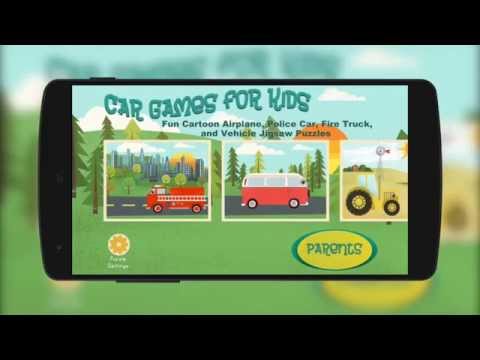 Car Games for Kids: Puzzles