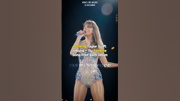 ranking Taylor Swift albums + my favourite song from each album | #taylorswift #shorts