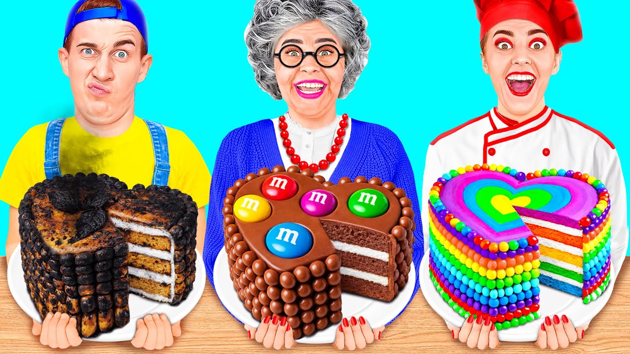 Кулинарный Челлендж: Я против Бабушки | Веселые Идеи с Едой от TeenChallenge