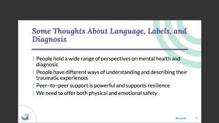 Supporting Survivors Experiencing Mental Health Challenges, Emotional Distress, and Crisis; Module 6