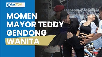 VIRAL! Detik-detik Mayor Teddy Sigap Gendong Perempuan Pingsan di GBK