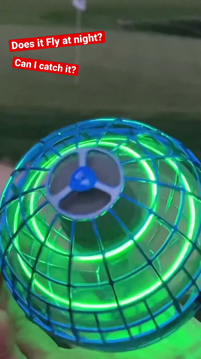 Boomerang Ball 🪃 vs the Night 🌙 | Flying Spinner test #shorts #spinner #drones #boomerang