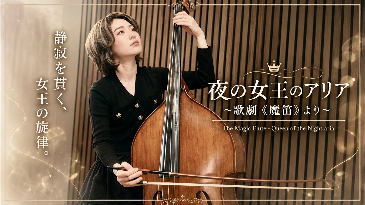 18枚！名曲・秘曲が大集合コントラバス奏者必聴！コントラバス入りの室内楽 Queen of the Night Aria on Double Bass Mozart - The Magic Flute