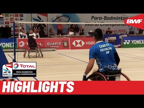 Total BWF Para-Badminton World Championships 2019. Day six, afternoon wheelchair highlights