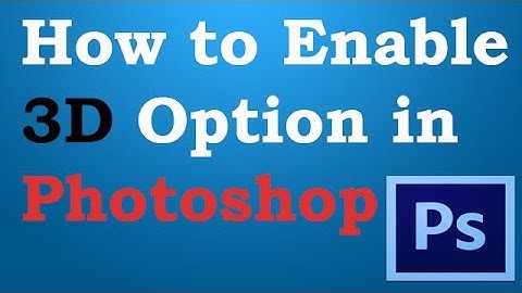 How to enable 3D option in Photoshop CS6 extended || Photoshop में 3d option कैसे चालू करे|