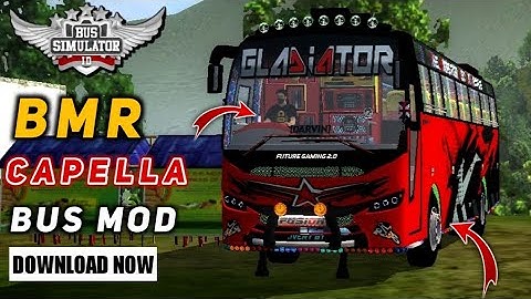 download BMR CAPELLA BUS MOD for bus simulator indonesia | BUSSID V3.6.1 | #bussidmods