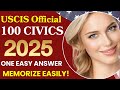 2025 random 100 civics questions and answers - U.S. citizenship interview 2025 I N400 Interview #usa
