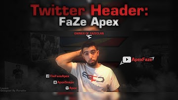 Twitter Header Speed Art | FaZe Apex (#DOTM Entry 1)