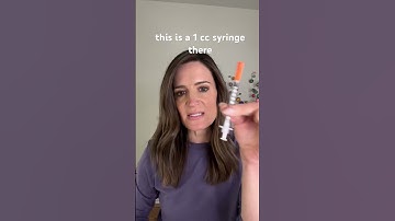 Peptide dosing, administration and syringe sizes