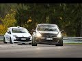 Clio 3 RS vs. Clio 3 RS Cup black/white - Nordschleife 30.10.2017
