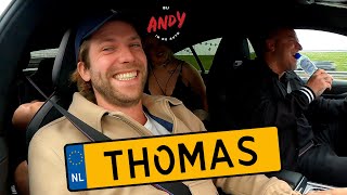 Thomas van der Vlugt (StukTV) - Bij Andy in de auto! (En Subtitles)