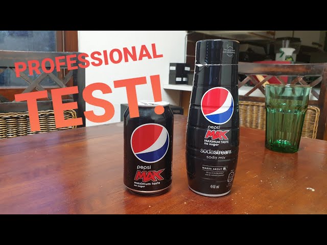 Taste test: Pepsi Max vs. Sodastream Pepsi Max soda mix 