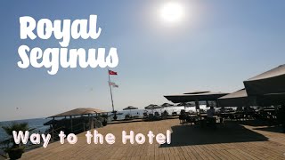 5*Royal Seginus Way to the Hotel from beach 18.07.2021