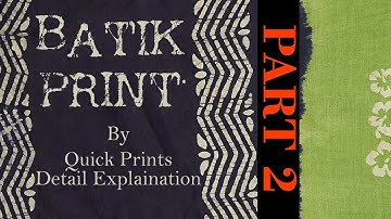 Batik Effect on adobe photoshop PART2