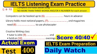 ielts listening practice test 2024 with answers [real exam - 400 ]