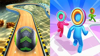Going Balls VS Layer Man - SpeedRun Gameplay Android iOS Ep 3
