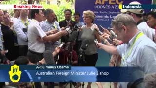 Obama Cancels Asia Tour: US president sends proxy to meet Asian leaders in Indonesia