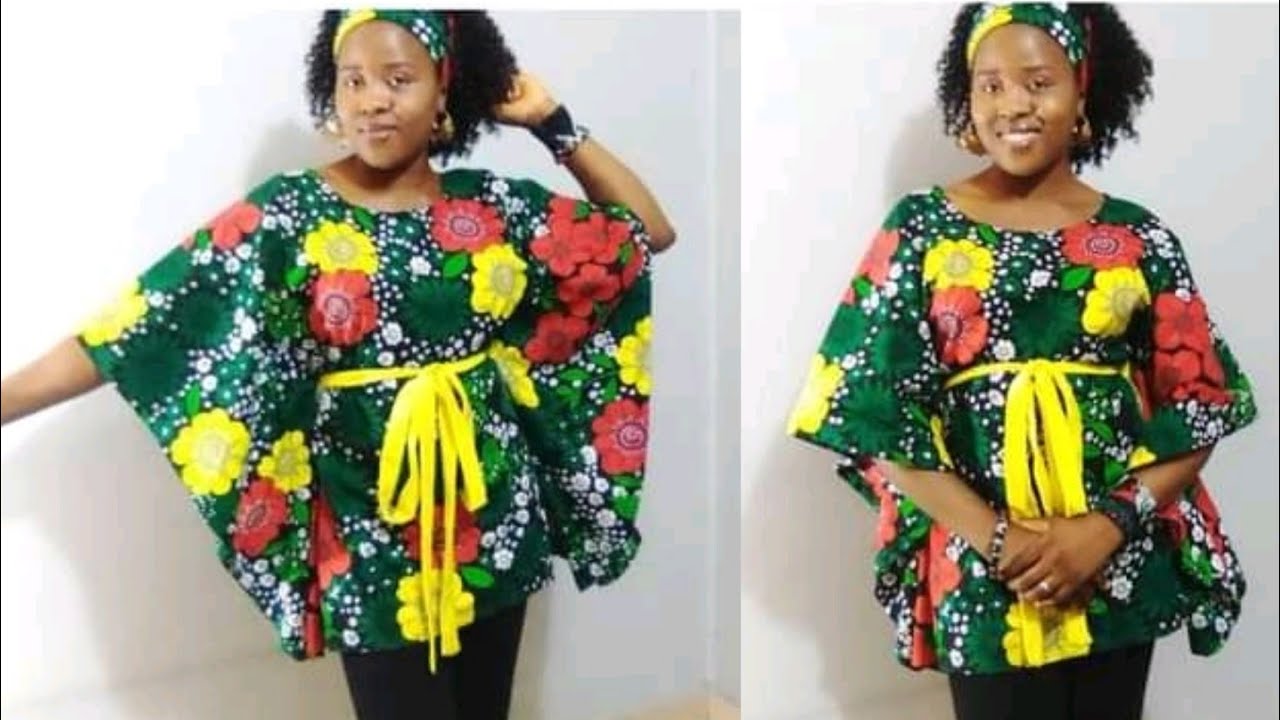 HOW TO MAKE A SHORT KAFTAN DRESS WITH KEYHOLE - YouTube