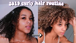 My 2019 Updated Curly Hair Routine Azlia Williams