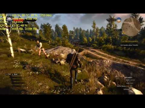 The Witcher 3 Wild Hunt Gtx 1080 Ti i7 6700K 4K, 1440p, 1080p Ultra Settings Frame Test