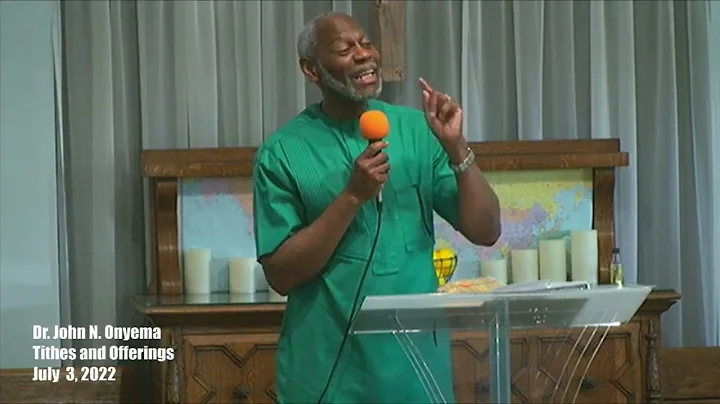 Giving: Good Works - Dr. John N. Onyema 22-07-03