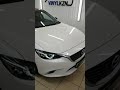Бронирование полиуретановой пленкой фар Mazda 6, оклейка крыши и зеркал пленкой черный глянец