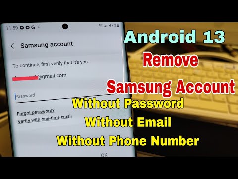 How to Remove Samsung Account Without Password, Without Email Verification. Android 13.