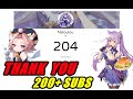 Special 200 subs  thank you  naloulou gaming  keqing lvl 90 phys build