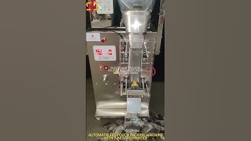 Automatic FFS Pouch Packing Machine for Tea packets with 7 inch TIJ printer