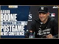 Aaron Boone on  Aaron Judge's 'MVP' performance as Yankees stay alive in ALDS with Game 3 win