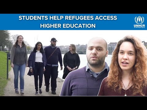 Students help refugees access higher education