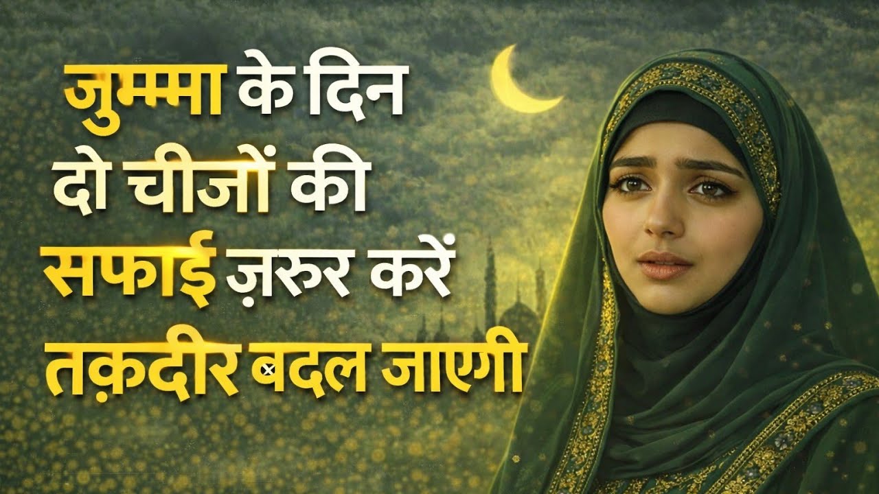 जुमा के दिन 2 चीज़ों की सफाई ज़रूर करें – तक़दीर बदल जाएगी! || Usman Haidri World