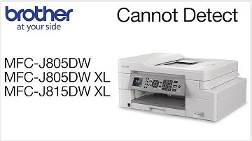 Clear cannot detect error – MFCJ815DW