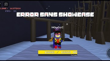 ERROR SANS SHOWCASE (SMB 2)