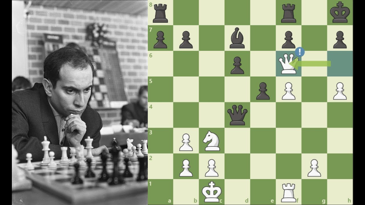 Tal Gme Brilliant Game by Mikhail Tal!! - YouTube
