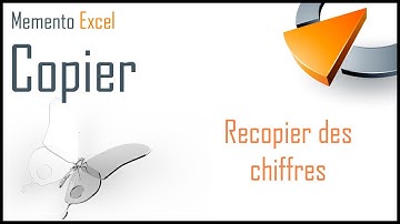 Recopier des chiffres dans Excel - Formation Excel Marseille
