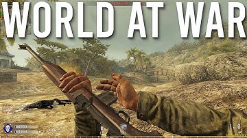 Call of Duty World at War Multiplayer In 2022 Cliffside Gameplay