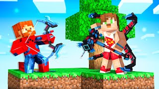 SPIDERMAN KILIÇ ve KAZMALARI - Minecraft SKYBLOCK #2