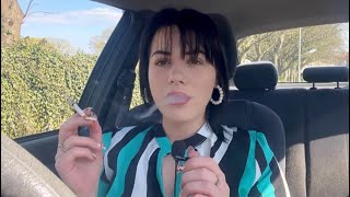 ASMR | Bubble Gum Chewing, Mouth Sounds & Smoking (No Talking)