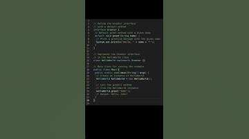Implementing Default Method Bodies in Java Interfaces