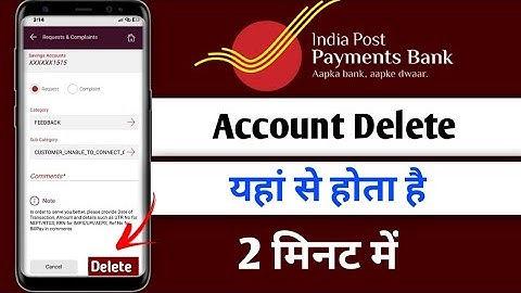How to Prominently close India post payment bank account|| How to delete IPPB bank 2023 in Hindi